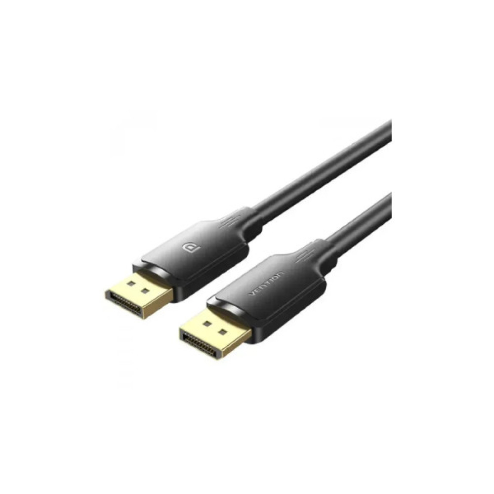 Кабель мультимедійний DisplayPort M to DisplayPort M 1.0m 16K60Hz/8K240Hz fabric gray Vention (HGCHF)