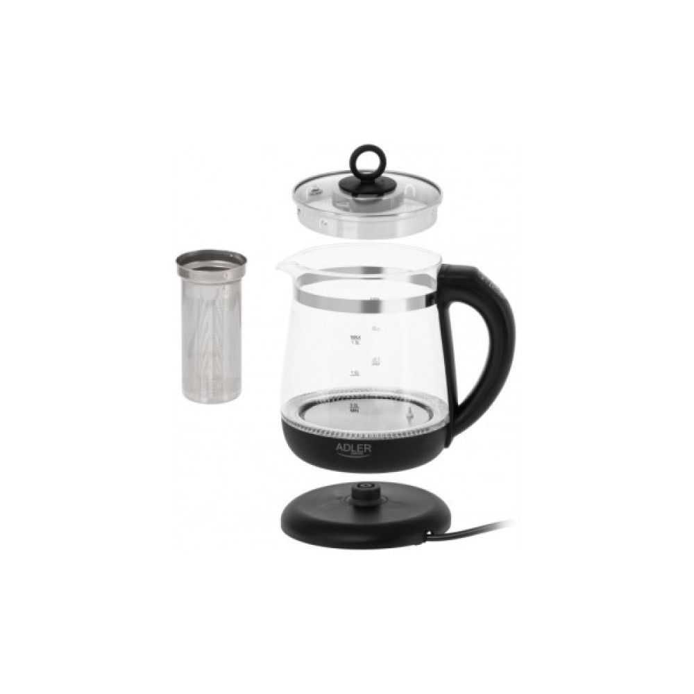 Електрочайник Adler AD 1299 black (AD1299b)