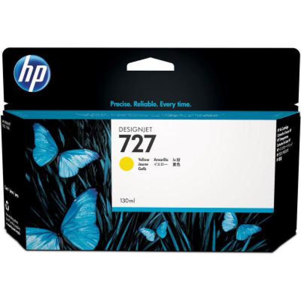 Картридж HP DJ No.727Yellow DesignJet T1500/T920/ 130 ml (B3P21A)