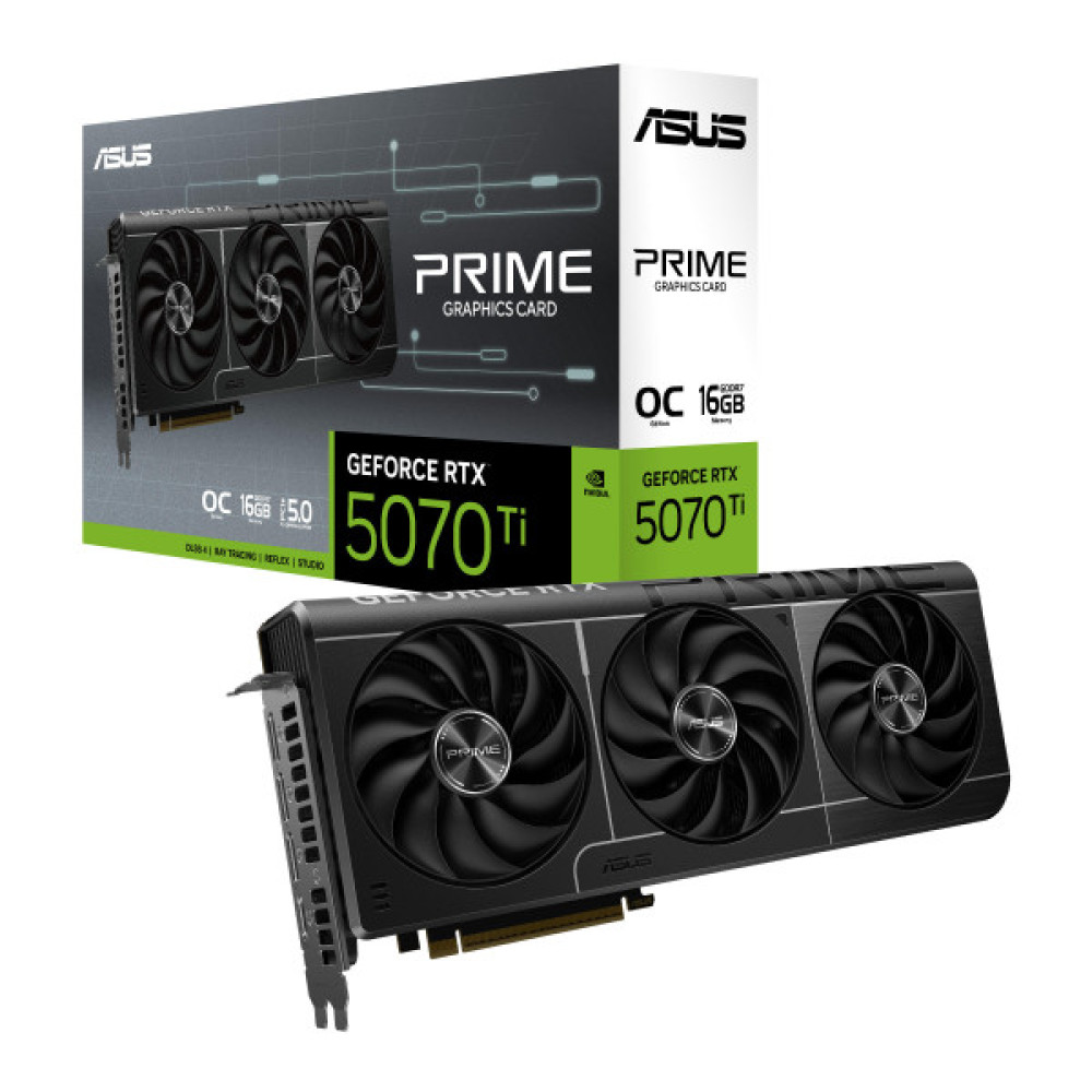 Відеокарта ASUS GeForce RTX 5070 TI 16GB GDDR7 OC PRIME-RTX5070TI-O16G
