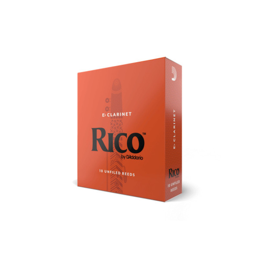 Тростина для кларнета D'Addario Rico - Eb Clarinet #2.0 - 10 Pack (RBA1020)