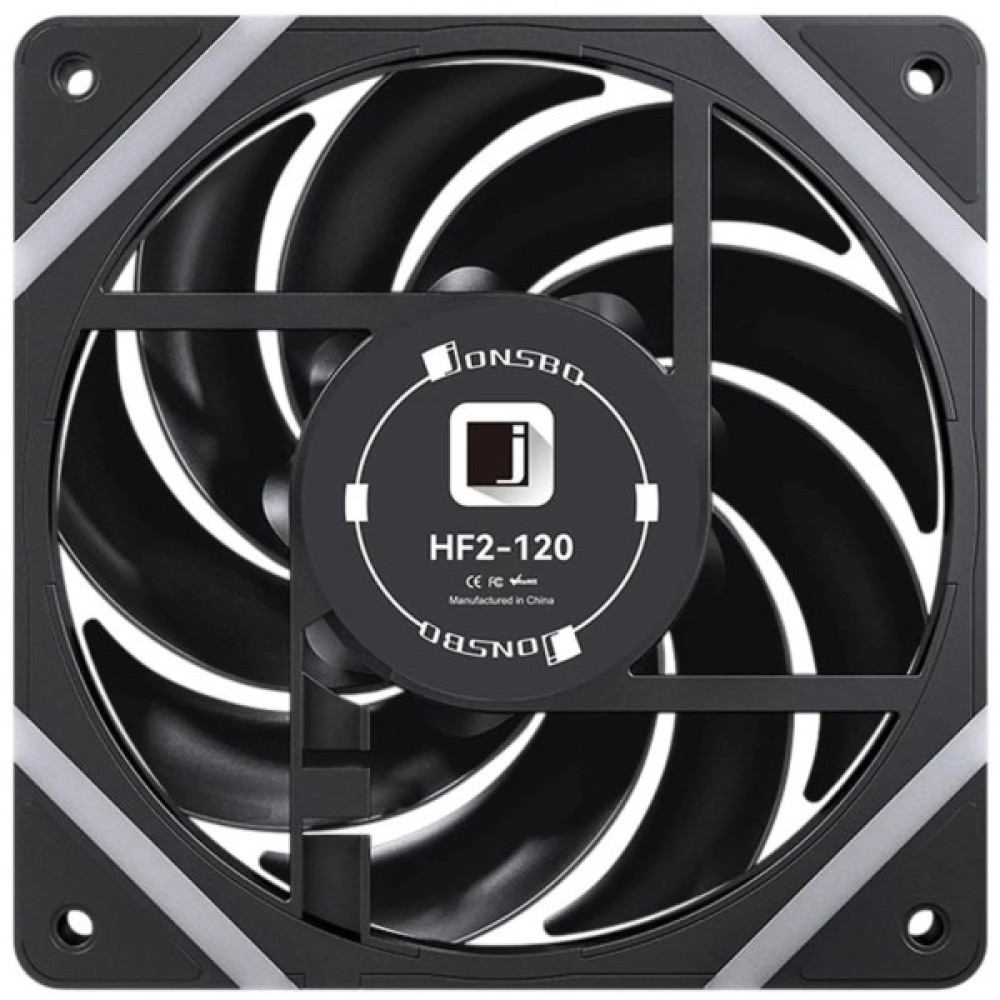 Кулер до корпусу JONSBO HF2-120B ARGB Black
