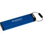 USB флеш накопичувач Kingston 32GB IronKey Keypad 200 AES-256 Encrypted Blue USB 3.2 (IKKP200/32GB)