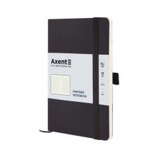 Книга записна Axent Partner Soft Skin 125x195 мм у гнучкій обкладинці 96 аркушів у клітинку Чорний (8616-01-A)