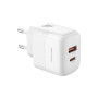 Зарядний пристрій XO L138 48W USB-C PD30W + USB-A QC18W White (L138_White) Зарядний пристрій XO L138 48W USB-C PD30W + USB-A QC18W White (L138_White)