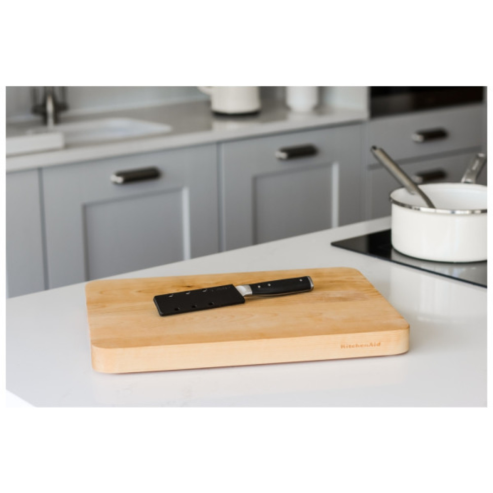 Кухонний ніж KitchenAid Coreline для чистки овочів та фруктів з чохлом, 9 см (KOG35ASSOHOBA) Кухонний ніж KitchenAid Coreline для чистки овочів та фруктів з чохлом, 9 см (KOG35ASSOHOBA)