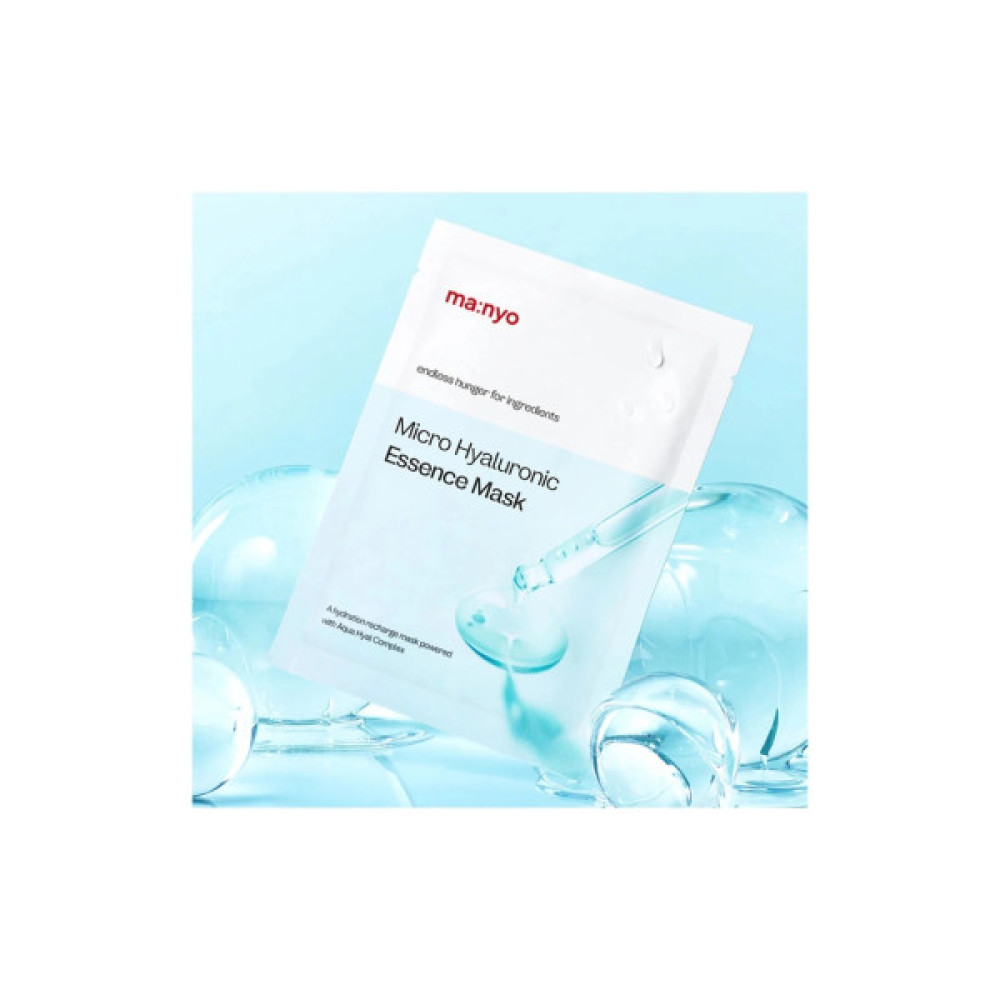 Маска для обличчя Manyo Micro Hyaluronic Essence Mask Тканинна 23 г (8809730956319)