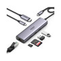 Концентратор Ugreen USB3.1 Type-C to HDMI/USB 3.0x2/RJ45/SD/TF/PD 100W CM512 (60515) Концентратор Ugreen USB3.1 Type-C to HDMI/USB 3.0x2/RJ45/SD/TF/PD 100W CM512 (60515)