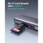 Концентратор Ugreen USB3.1 Type-C to HDMI/USB 3.0x2/RJ45/SD/TF/PD 100W CM512 (60515) Концентратор Ugreen USB3.1 Type-C to HDMI/USB 3.0x2/RJ45/SD/TF/PD 100W CM512 (60515)