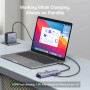 Концентратор Ugreen USB3.1 Type-C to HDMI/USB 3.0x2/RJ45/SD/TF/PD 100W CM512 (60515) Концентратор Ugreen USB3.1 Type-C to HDMI/USB 3.0x2/RJ45/SD/TF/PD 100W CM512 (60515)