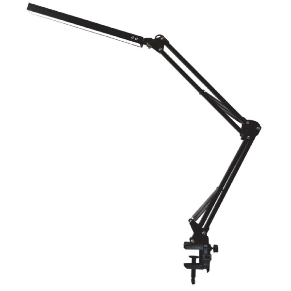 Настільна лампа Eurolamp LED 10W 400Lm 2800-6500K (black) на струбцине (LED-TLS-10W(black))