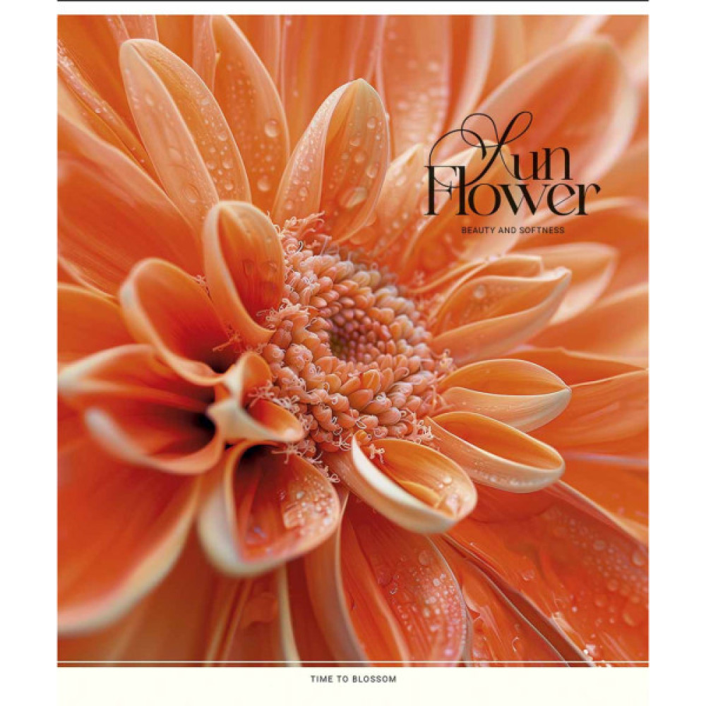 Зошит Школярик Sun Flower 60 аркушів клітинка (060-3456K)