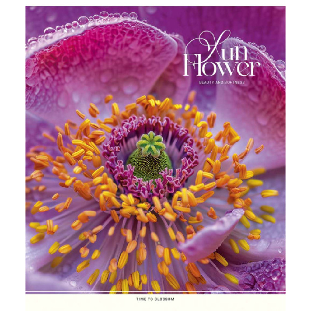 Зошит Школярик Sun Flower 60 аркушів клітинка (060-3456K)