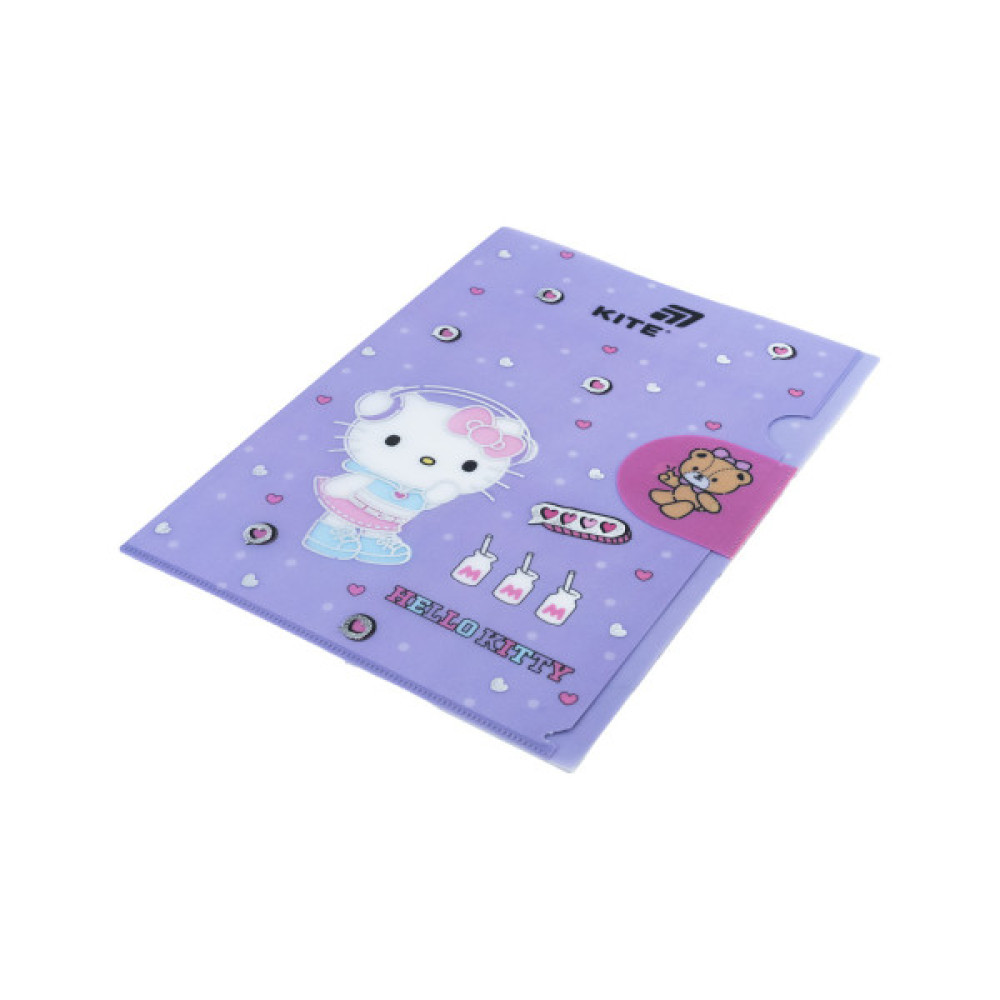 Папка - куточок Kite із клапаном A4 Hello Kitty- 5 (HK25-248-5)