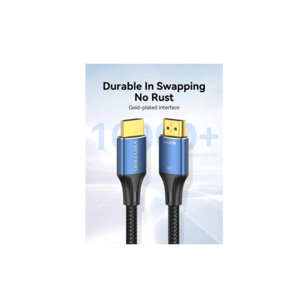 Кабель мультимедійний HDMI M to HDMI M 1.5m V2.1 8K 60Hz blue VENTION (ALGLG)