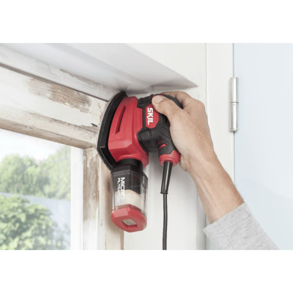 Шліфмашина вібраційна SKIL 7260 AA 100Вт платформа 151х102 24000кол/хв 0.8кг