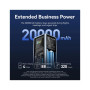 Батарея універсальна Vention 20000 mAh 100W Gray TFT Display Type (FKCH0)