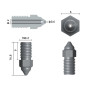 Хотенд (Сопло) Creality ENDER-3 V3 SE High-speed Nozzle Kit, 2шт (4007010127)