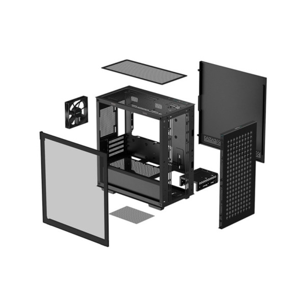 Корпус для ПК Deepcool CH370 Black (R-CH370-BKNAM1-G-1)