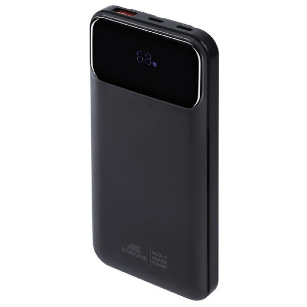 Батарея універсальна RivaCase 10000mA, 22.5W, QC/PD, black (RIVAPOWER VA2211 (Black))