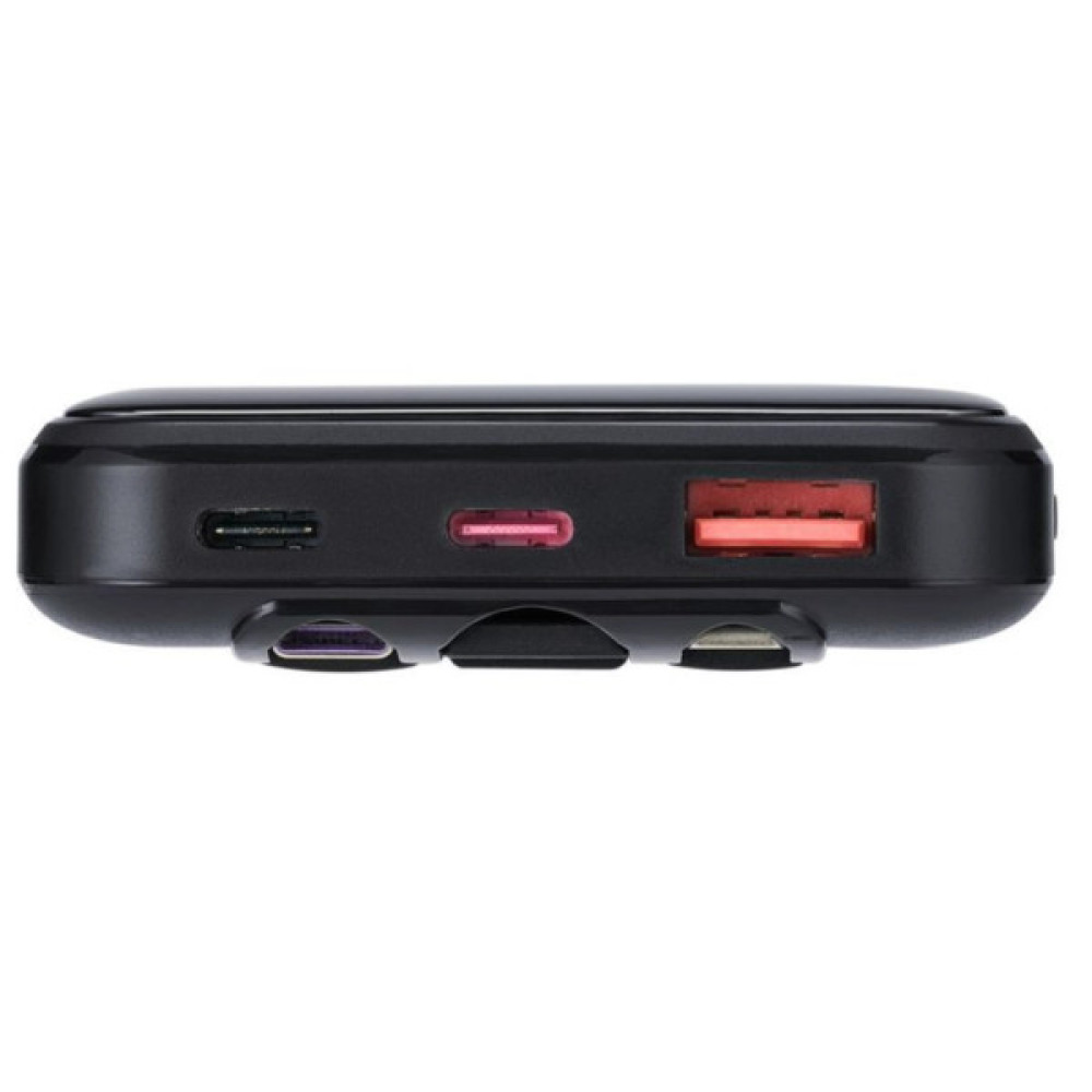 Батарея універсальна RivaCase 10000mA, 22.5W, QC/PD, black (RIVAPOWER VA2211 (Black))