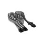 Кабель живлення video power 12+4pin PCIe Gen 5 12VHPWR 600W black/white Corsair (CP-8920333) Кабель живлення video power 12+4pin PCIe Gen 5 12VHPWR 600W black/white Corsair (CP-8920333)