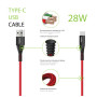 Дата кабель USB 2.0 AM to USB-C 1.2m Red Intaleo (1283126559464) Дата кабель USB 2.0 AM to USB-C 1.2m Red Intaleo (1283126559464)