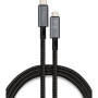 Дата кабель USB-C to USB-C 0.8m USB4 240W 40GBps 8K60Hz Nylon Vinga (VCPDCU4) Дата кабель USB-C to USB-C 0.8m USB4 240W 40GBps 8K60Hz Nylon Vinga (VCPDCU4)
