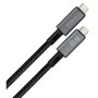 Дата кабель USB-C to USB-C 0.8m USB4 240W 40GBps 8K60Hz Nylon Vinga (VCPDCU4) Дата кабель USB-C to USB-C 0.8m USB4 240W 40GBps 8K60Hz Nylon Vinga (VCPDCU4)