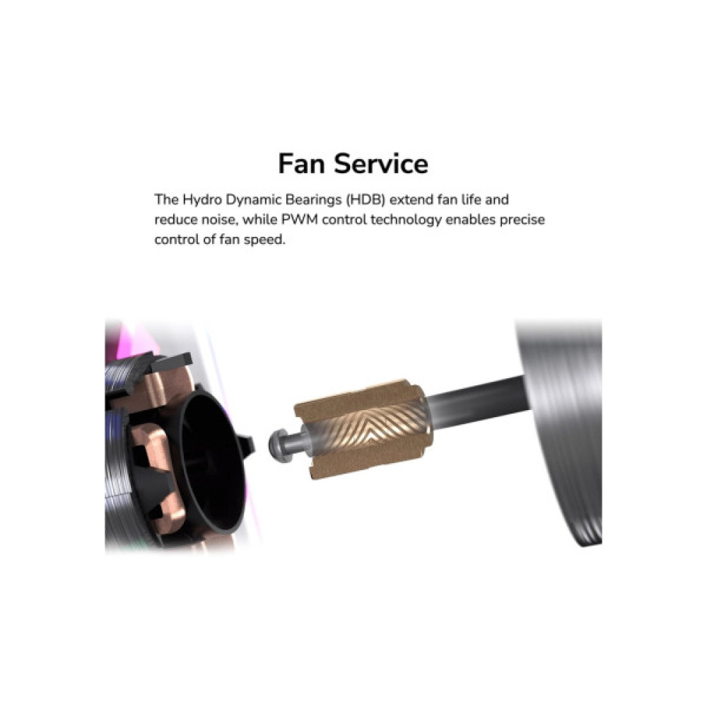 Кулер до корпусу Cougar SC140 ARGB (White)