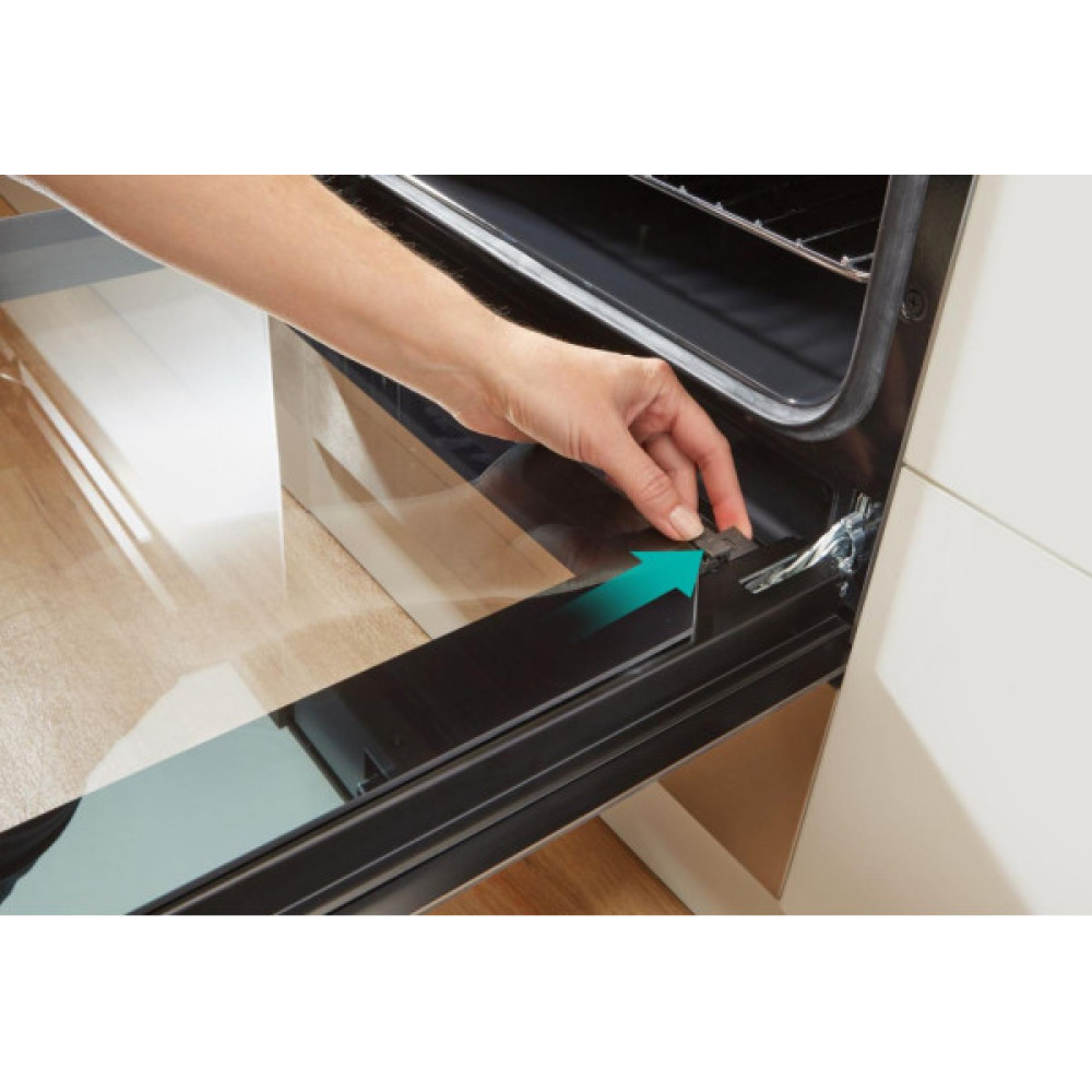 Плита Gorenje електрична склокерамічна, 71л, 60x60см, дисплей, програматор, нерж