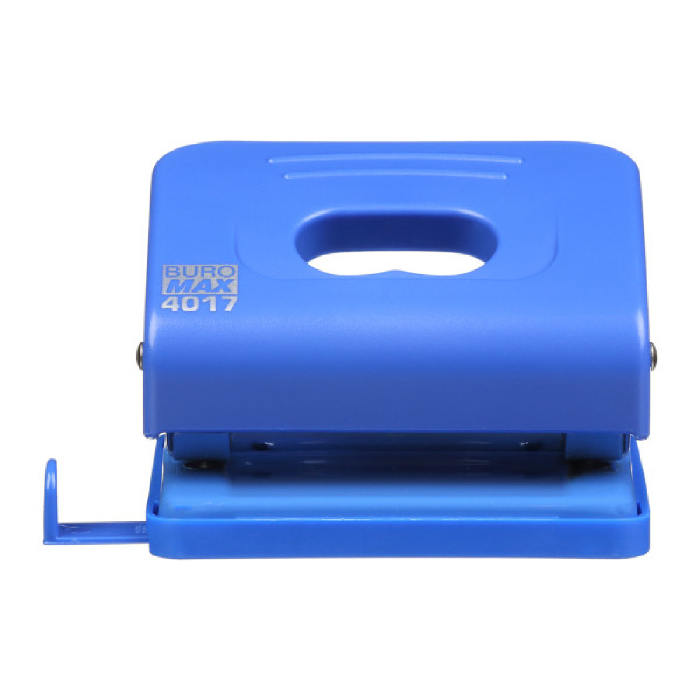 Діркопробивач Buromax пластиковий, до 20 аркушів, 120 х 82 х 53 мм, синий (BM.4017-02)
