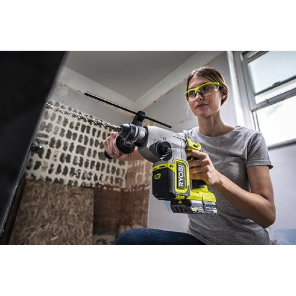 Перфоратор акумуляторний Ryobi ONE+ НР RSDS18X-1C40S SDS-plus 18В 1х4А·год 4Дж 4 режими 3.2кг