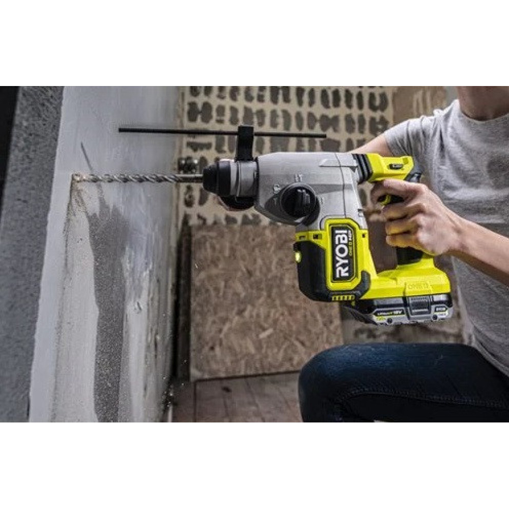 Перфоратор акумуляторний Ryobi ONE+ НР RSDS18X-1C40S SDS-plus 18В 1х4А·год 4Дж 4 режими 3.2кг