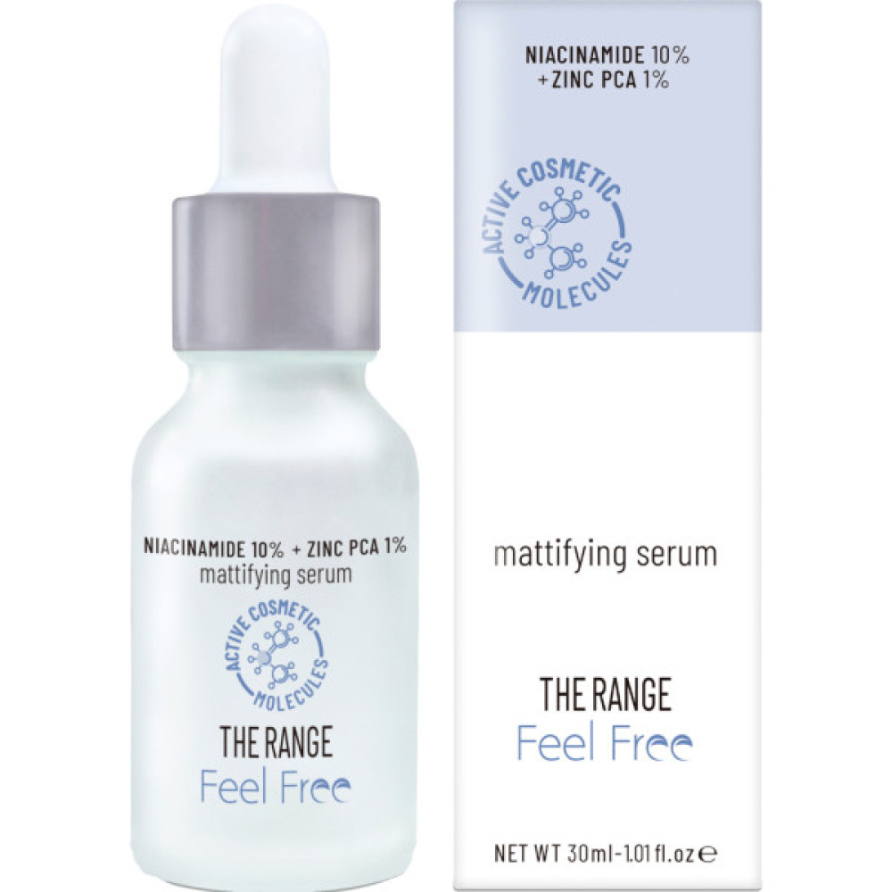 Сироватка для обличчя Feel Free Відновлювальна з ніацинамідом і цинком 30 мл (8437017754565)