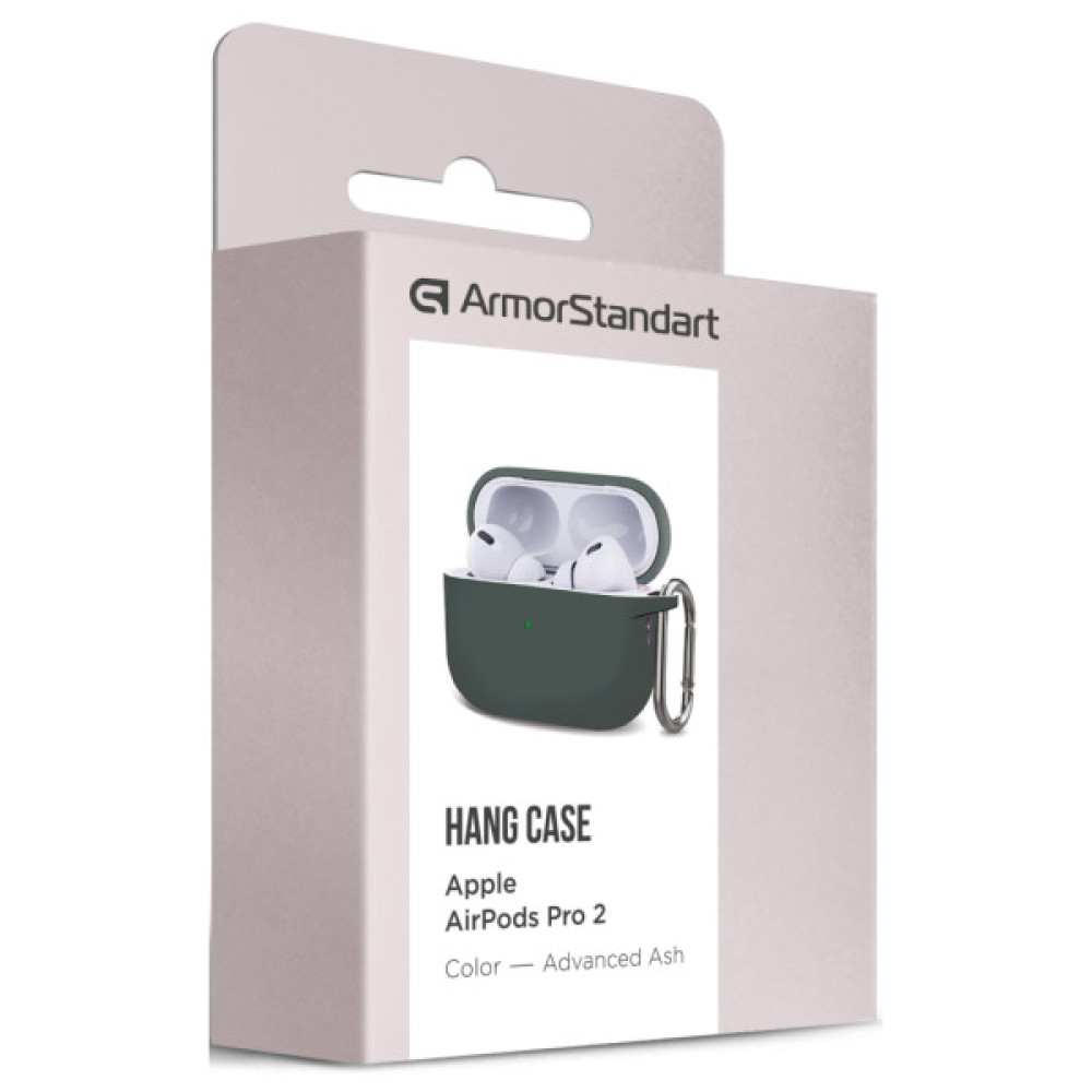 Чохол для навушників Armorstandart Hang Case для Apple AirPods Pro 2 Advanced ash (ARM68600)