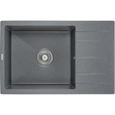 Мийка кухонна GRANADO NAVIA grafito з сифоном (775*495mm.) (gr3809)