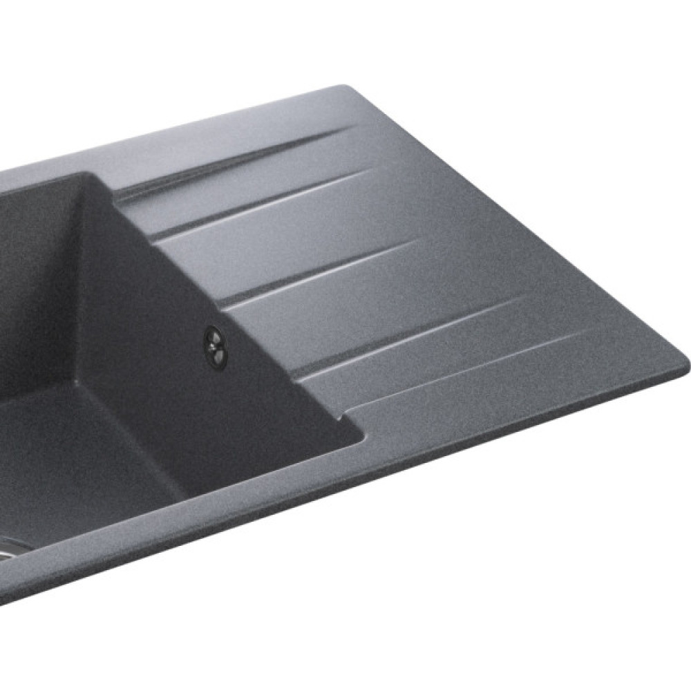 Мийка кухонна GRANADO NAVIA grafito з сифоном (775*495mm.) (gr3809)