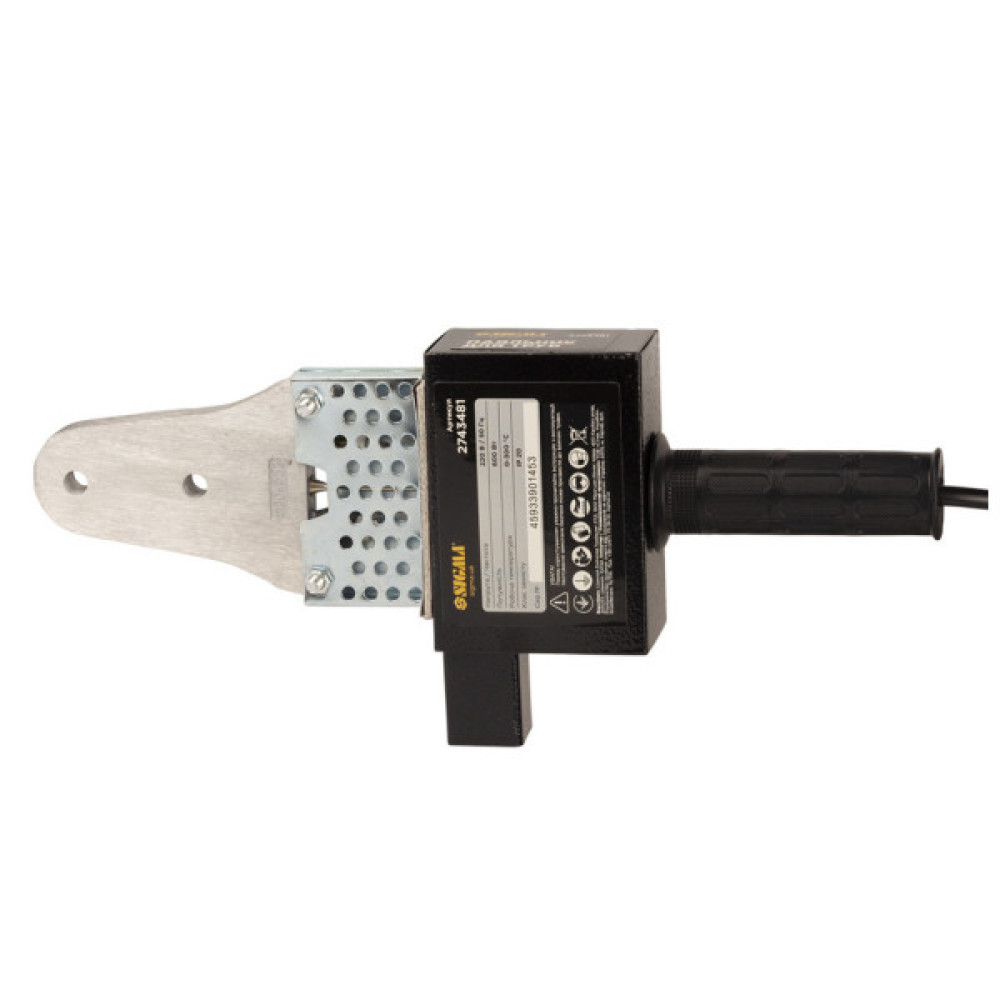 Паяльник для пластикових труб Sigma 600Вт 20-32мм у металевому кейсі (2743481)