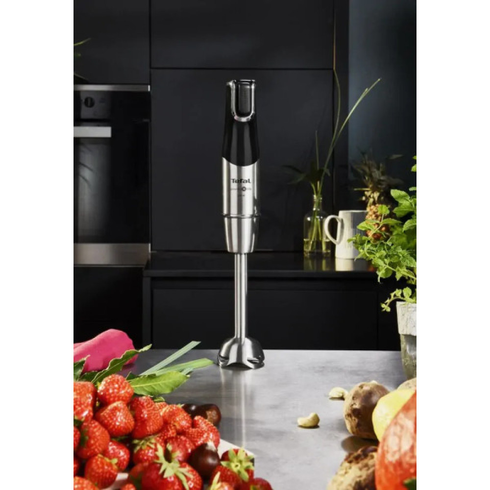 Блендер Tefal заглибний Infiny Force Pro, 1200Вт, 9в1, чаша-800мл, чопер-500мл, спіралайзер, турборежим, чорний