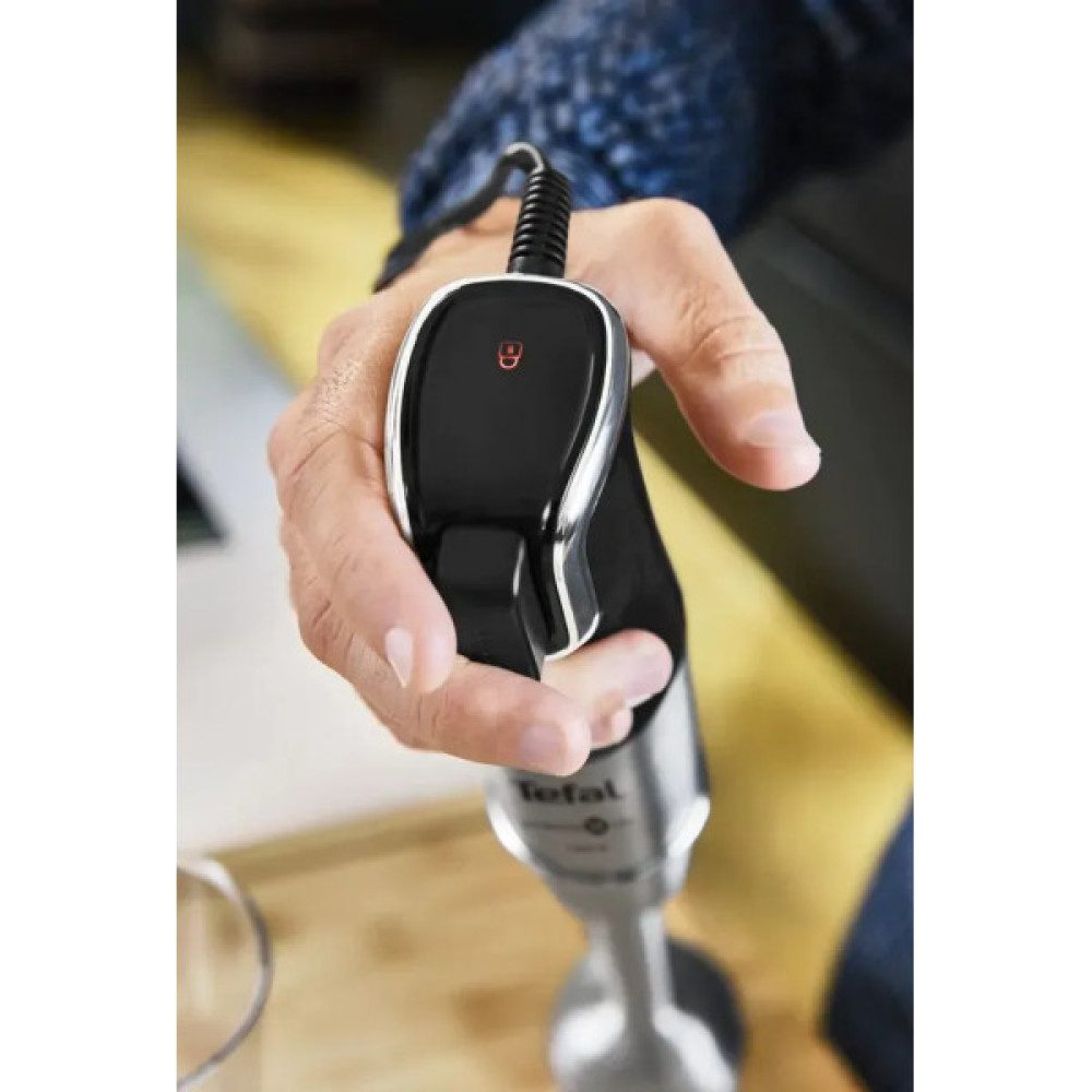 Блендер Tefal заглибний Infiny Force Pro, 1200Вт, 9в1, чаша-800мл, чопер-500мл, спіралайзер, турборежим, чорний