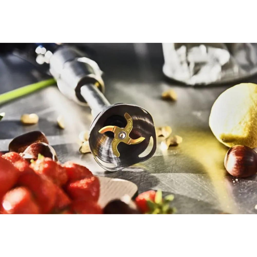 Блендер Tefal заглибний Infiny Force Pro, 1200Вт, 9в1, чаша-800мл, чопер-500мл, спіралайзер, турборежим, чорний