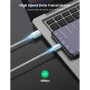 Дата кабель USB 2.0 AM to USB-C 0.5m 3A US288 white Ugreen (60130)