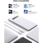 Дата кабель USB 2.0 AM to USB-C 0.5m 3A US288 white Ugreen (60130)