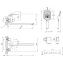 Змішувач Kroner KRP Makon-C070 (CV033862)