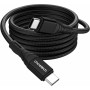 Дата кабель USB-C to USB-C 1.0m PD100W premium black Choetech (XCC-1008)