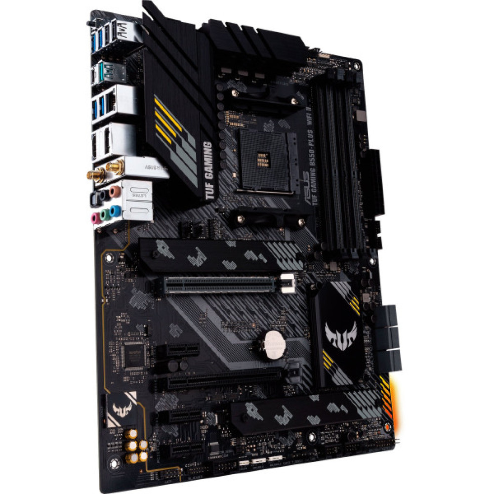 Материнcька плата ASUS TUF GAMING B550-PLUS WIFI II sAM4 B550 4xDDR4 M.2 HDMI DP Wi-Fi BT ATX