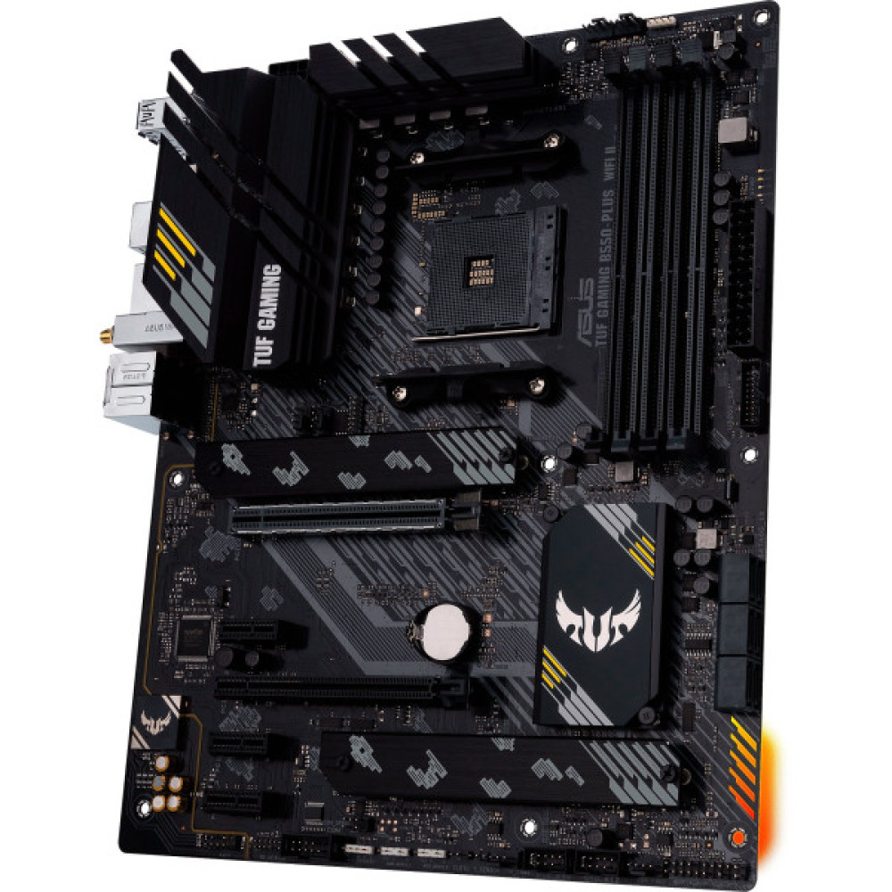 Материнcька плата ASUS TUF GAMING B550-PLUS WIFI II sAM4 B550 4xDDR4 M.2 HDMI DP Wi-Fi BT ATX