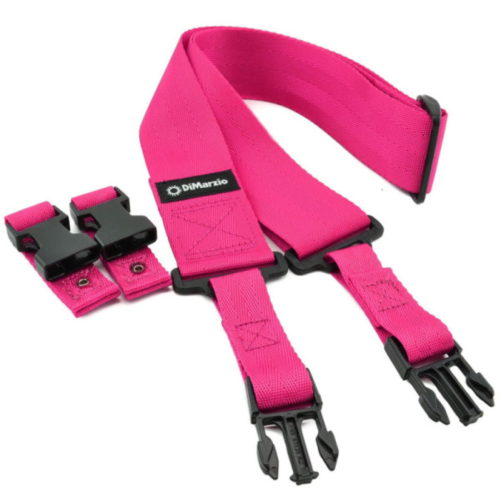 Ремінь для гітари DiMarzio 2 Inch Nylon ClipLock Neon Pink (DD2200PK)