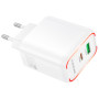 Зарядний пристрій BOROFONE BA89A Destello 1xUSB-C PD30W + 1xUSB QC3.0 White (6941991119361) Зарядний пристрій BOROFONE BA89A Destello 1xUSB-C PD30W + 1xUSB QC3.0 White (6941991119361)